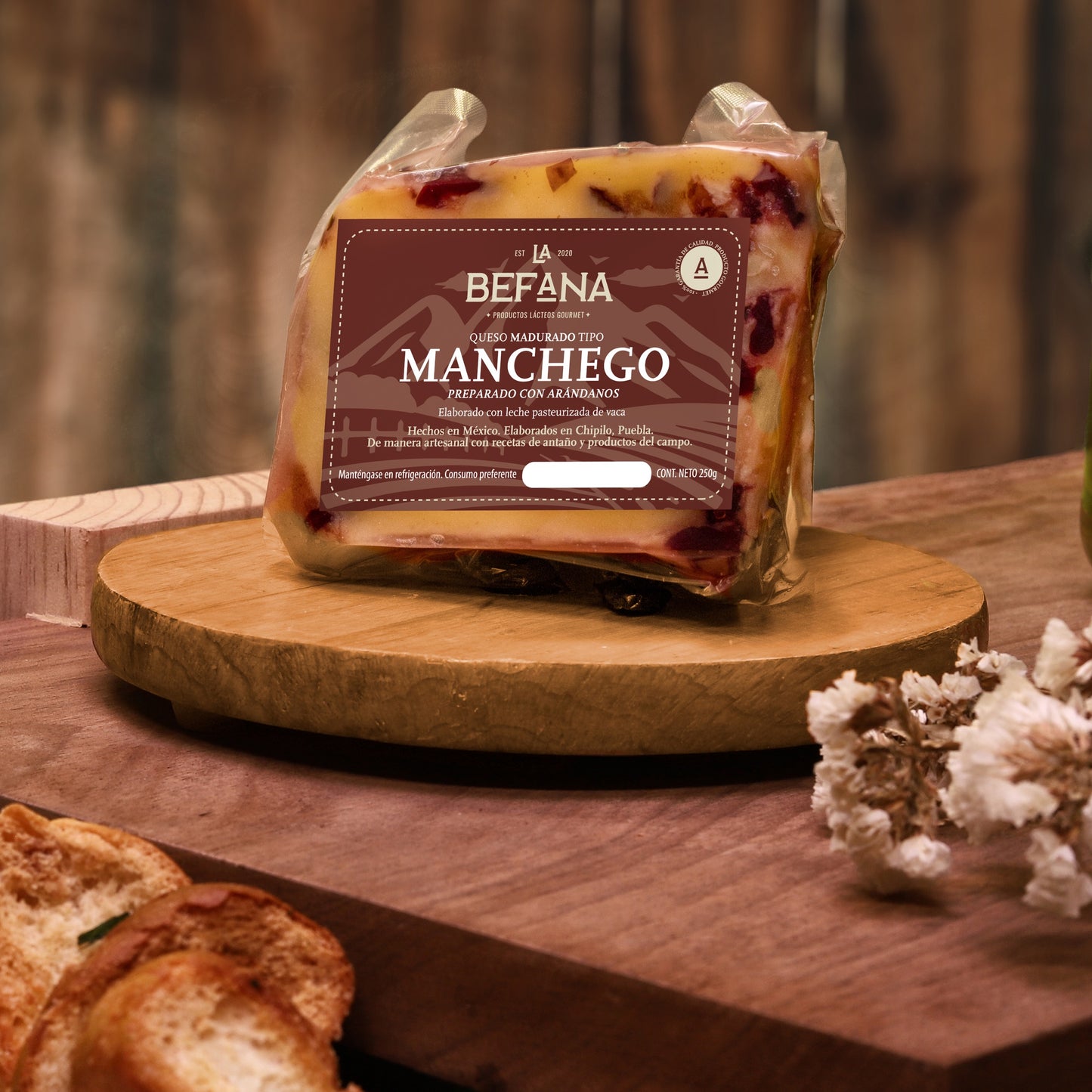 Manchego con Arándanos