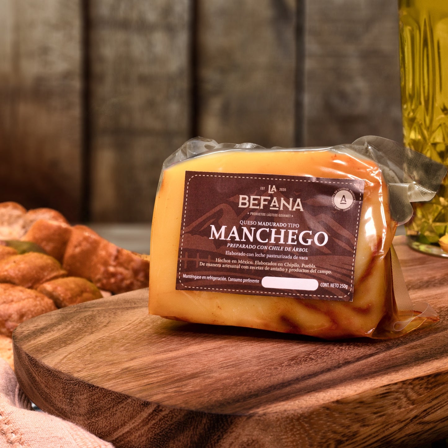 Manchego con Chile de Árbol